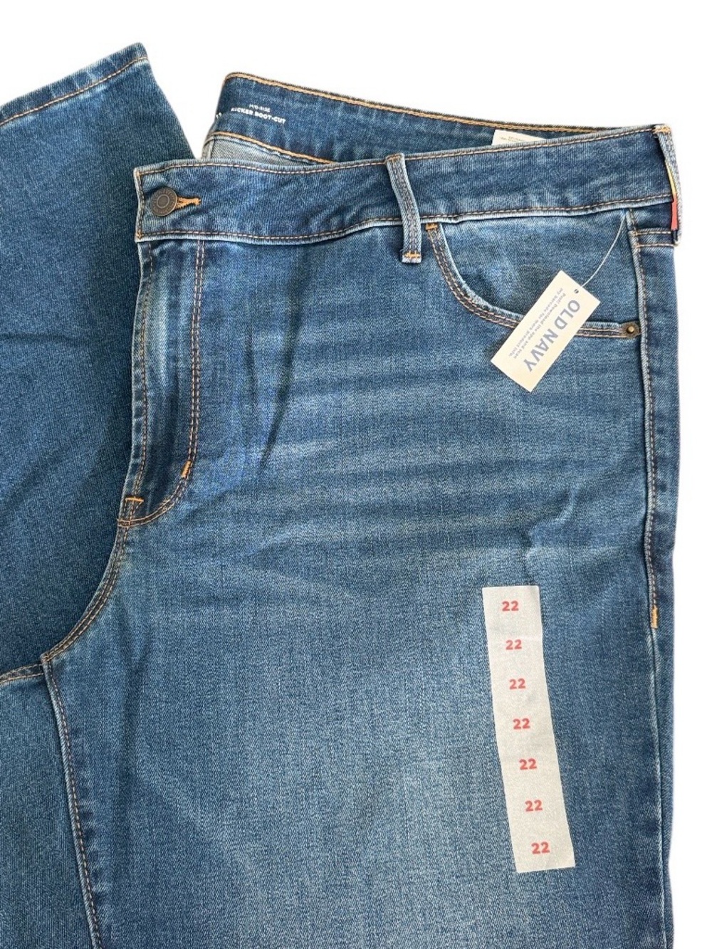 NWT- OLD NAVY - mid rise KICKER BOOT CUT JEANS 👖